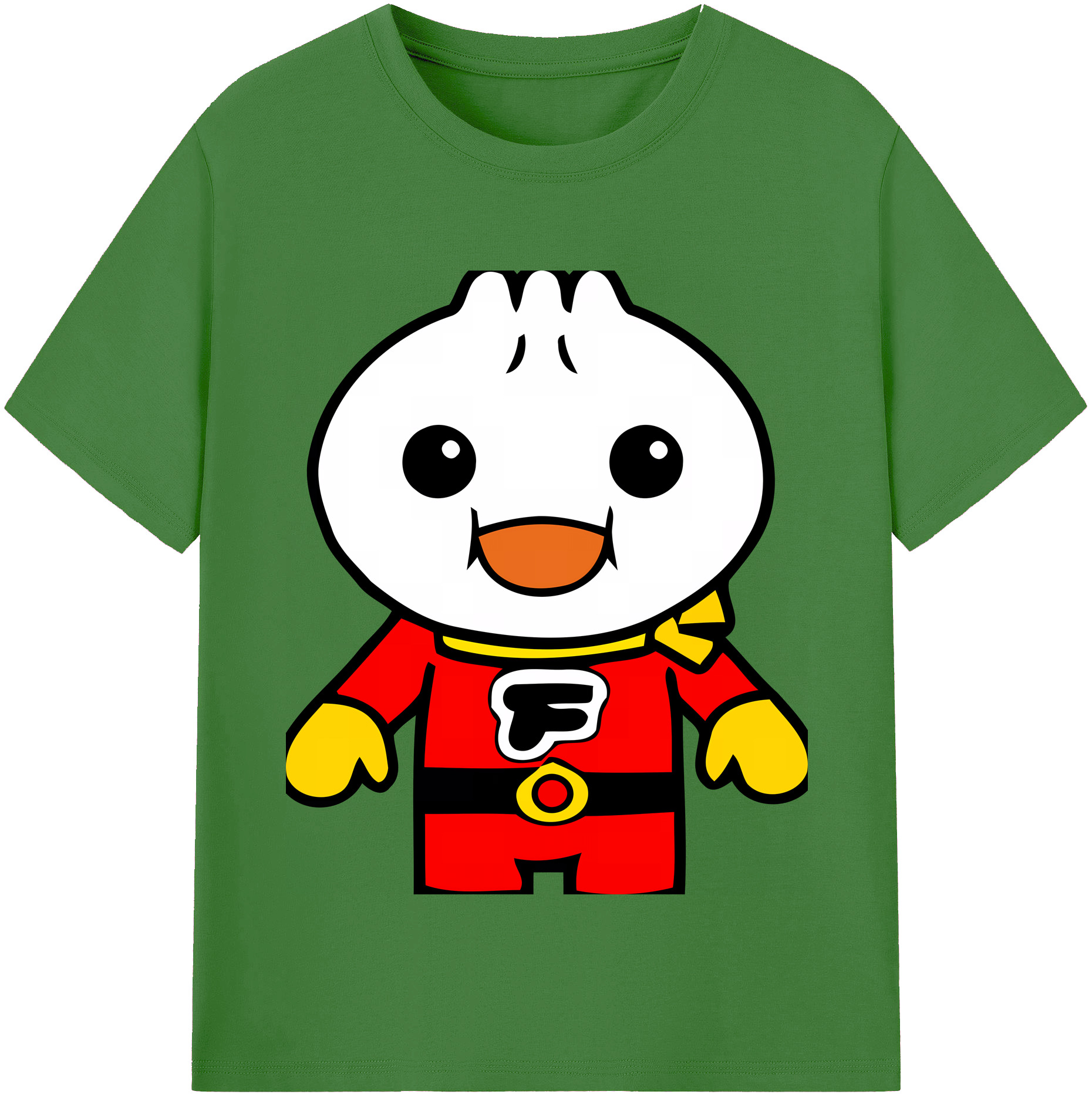 （画像用） アンパンマン Anpanman レディースカジュアルプリントTシャツ（綿100％）